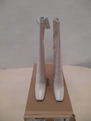 Botas altas piel nuevas Mango