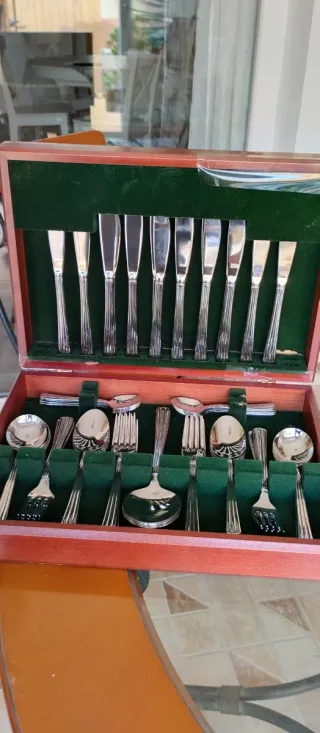 Juego Cubiertos 60pzs Acero Inox 18/10