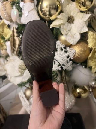 Scarpe con tacco alto e strass