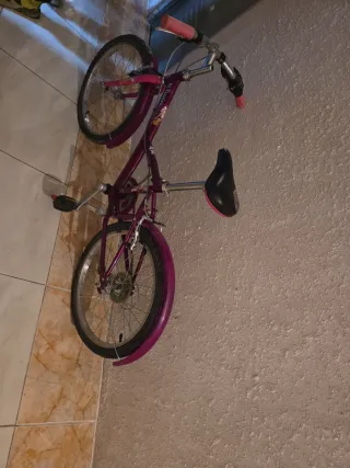 Bicicleta Morada Infantil