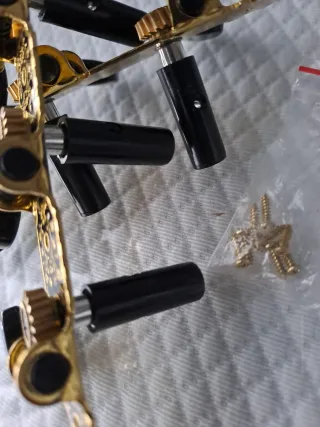 Clavijas Afinación Guitarra Doradas