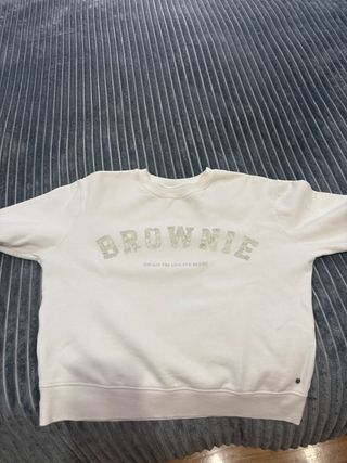 Sudadera Brownie Blanca Talla M
