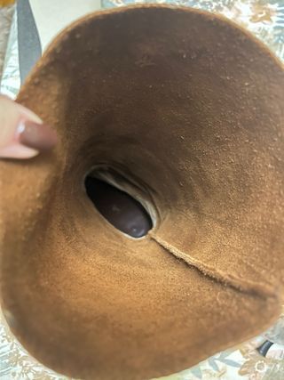 Botas de tacón marrón