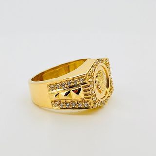 SELLO EXAGONAL MEDUSA 18K