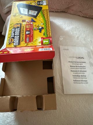 Nintendo 2DS Negra/Azul + Super Mario Bros. 2