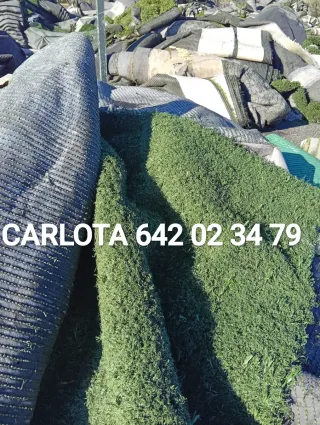 Césped artificial reciclado