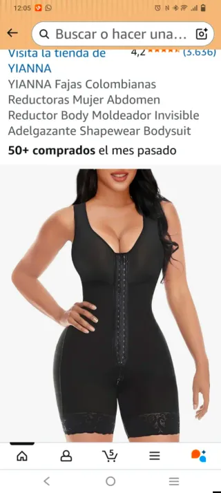 Faja Moldeadora Yianna Negra