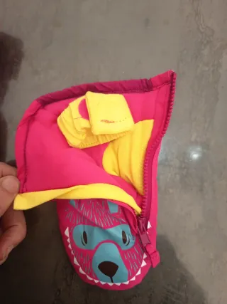 Manoplas niña 2-3 años oso