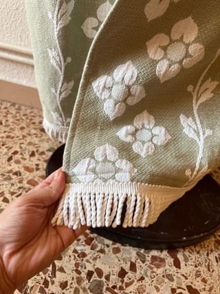 Chaqueta larga estampada floral tipo caftán