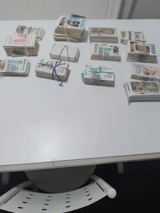 Lotería Nacional décimos antiguos