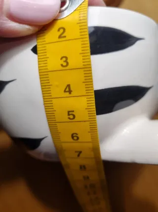 Biscottiera gatto in ceramica con due tazze gatto