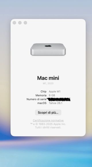 Mac Mini M1 8GB RAM 256GB SSD