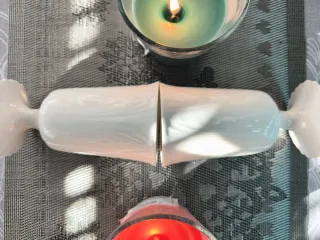 4 Copas Cerámica Antiguas Blanca  son fracesas