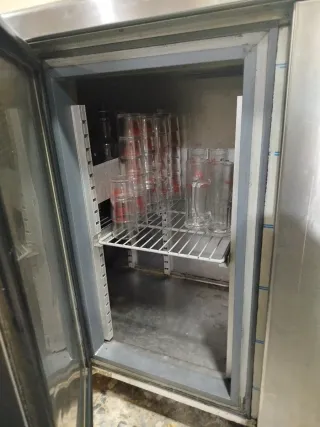 Mostrador refrigerado acero inoxidable