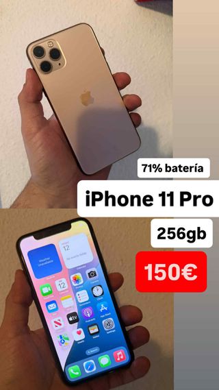 iPhone 11 Pro 256GB Oro 71% Batteria