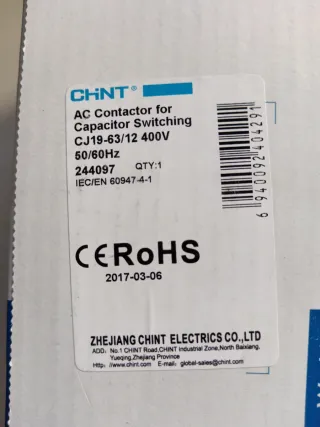 Contactor CHNT 63A 400V