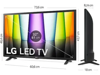 LG Smart TV 32" Procesador Inteligente α5 Gen5 AI.