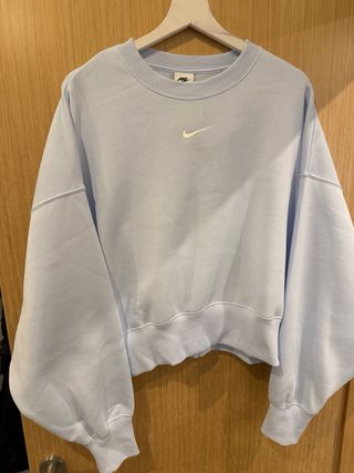 Sudadera Nike Oversize Celeste Talla S