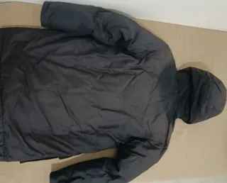 Woolrich Parka Blu/Beige con Cappuccio Pelliccia