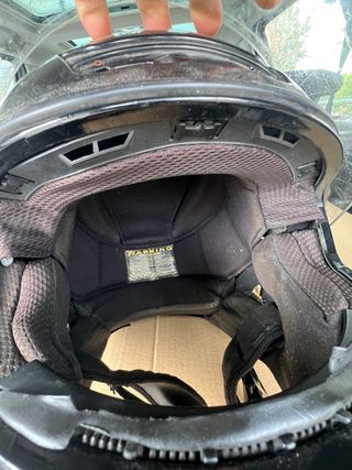 Casco integral moto cierre