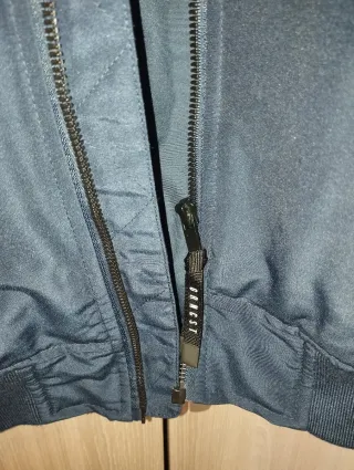 Chaqueta Bomber Hombre Talla XXL Azul Marino