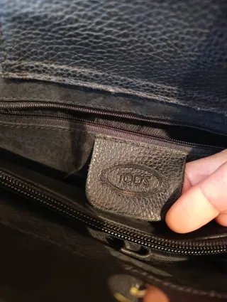 Bolso Tod's cuero  Texturizado, Vintage.