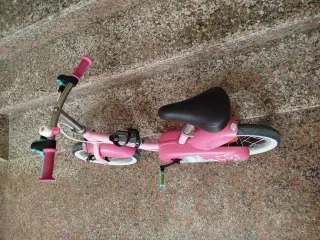 Bicicleta Btwin niña 18 rosa