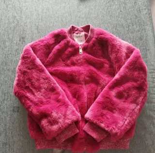 Chaqueta pelo suave peluche 7/8 años.Leffties