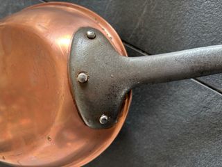 Padella ovale rame stagnato 38x22 cm