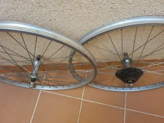 Juego Ruedas Bici 24 con Piñonera