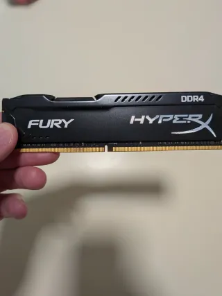 Memoria RAM Kingston Fury HyperX DDR4 8GB