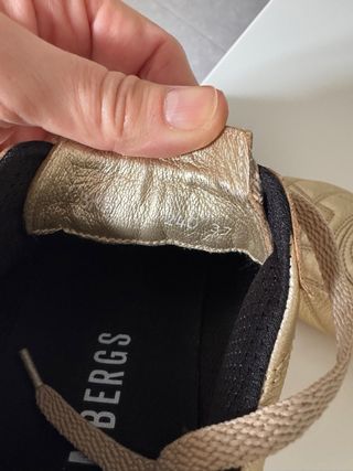 Zapatillas Bikkembergs Doradas Talla 37