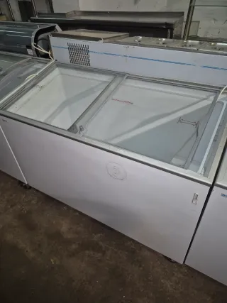 Congelador horizontal cristal