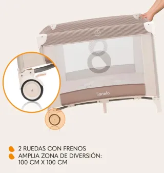 Parque infantil plegable 100x100 cm