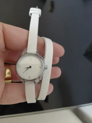 Reloj mujer Trendy Kiss Lucie blanco doble vuelta