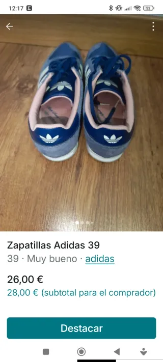 Playeras Adidas Talla 39