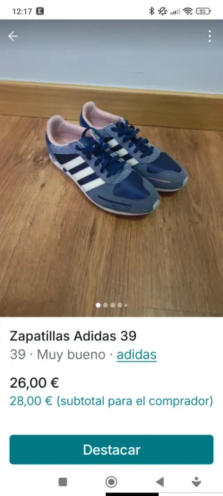 Playeras Adidas Talla 39