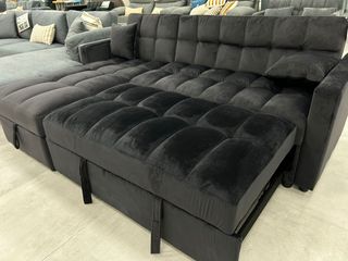 Sofá Cama Chaise Longue con Arcón