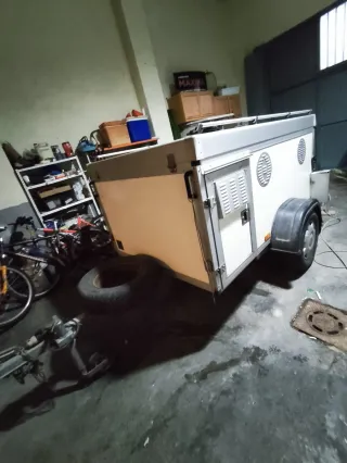 Remolque para perros