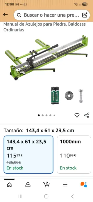 Cortador de azulejos VEVOR