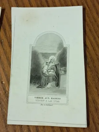 Lotto di santini francesi XIX secolo