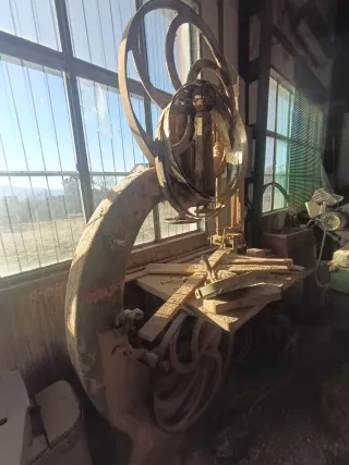 Sierra de cinta industrial