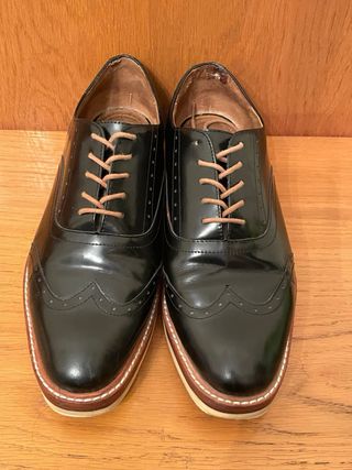 MASSIMO DUTTI - Zapatos Oxford Negros 39