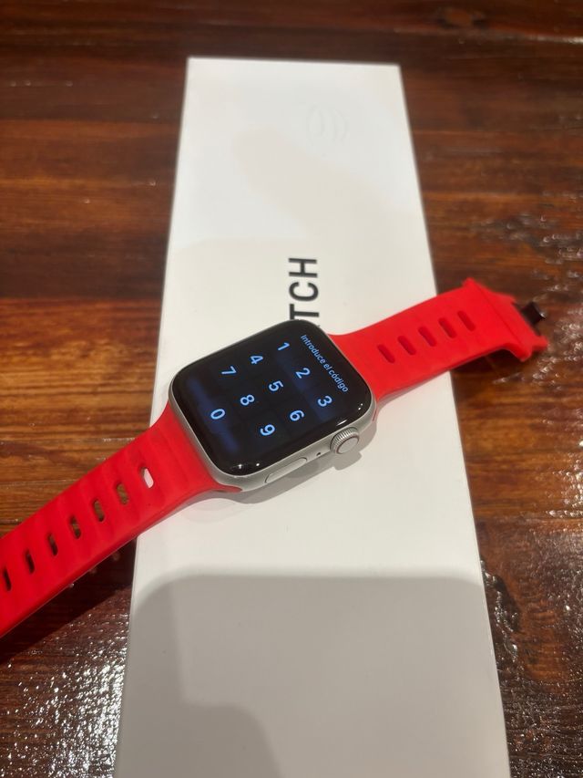 Apple Watch SE GPS +Cell Plata Correa Roja