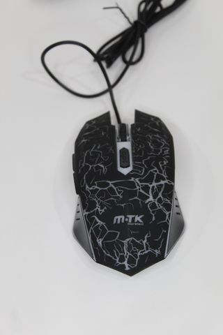 Ratón Gaming Negro con Diseño Rayo. ¡NUEVO!