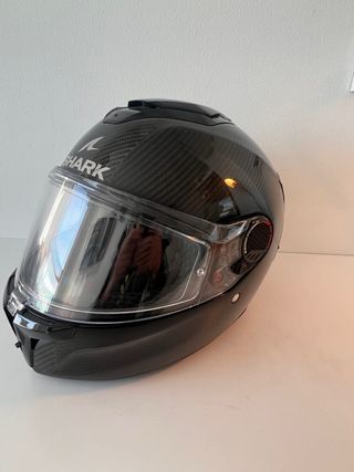 Casco Moto Shark Talla M Carbono