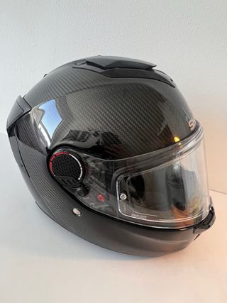 Casco Moto Shark Talla M Carbono