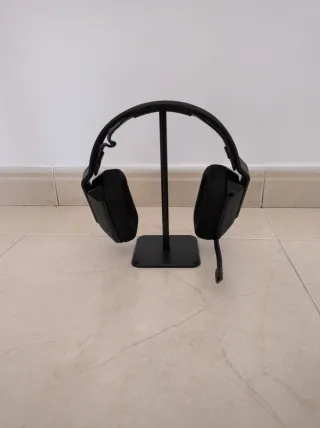 Soporte para cascos negro