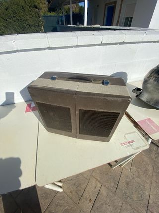 Tocadiscos Faro Maletín Beige 404 + 2 Altavoces