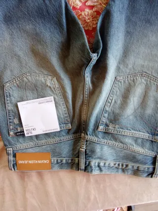 Jeans Calvin Klein Uomo Slim Blu